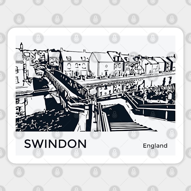 Swindon England Sticker by Lakeric